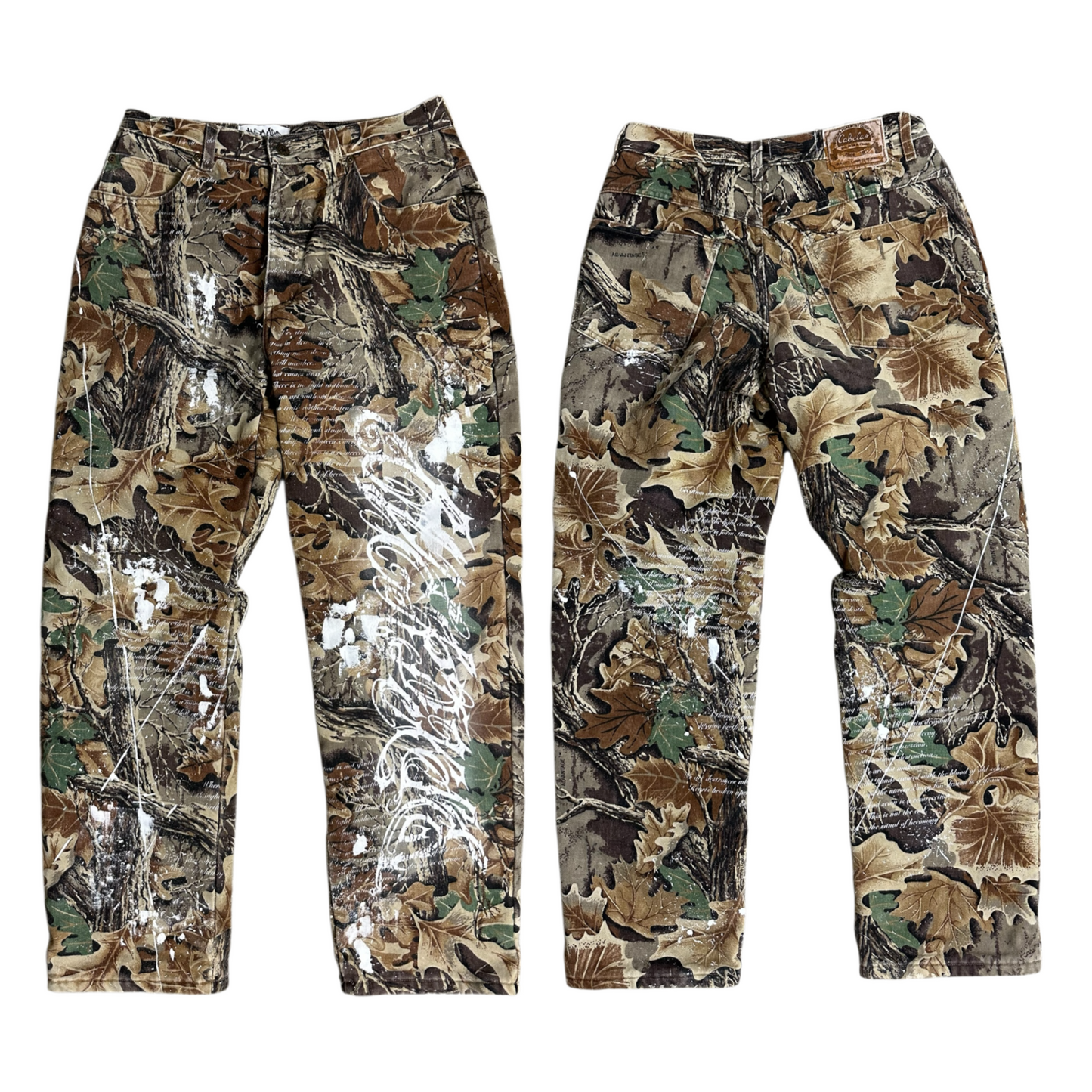 1of1 OVERDXSE REAL TREE PANTS size 104x40cm