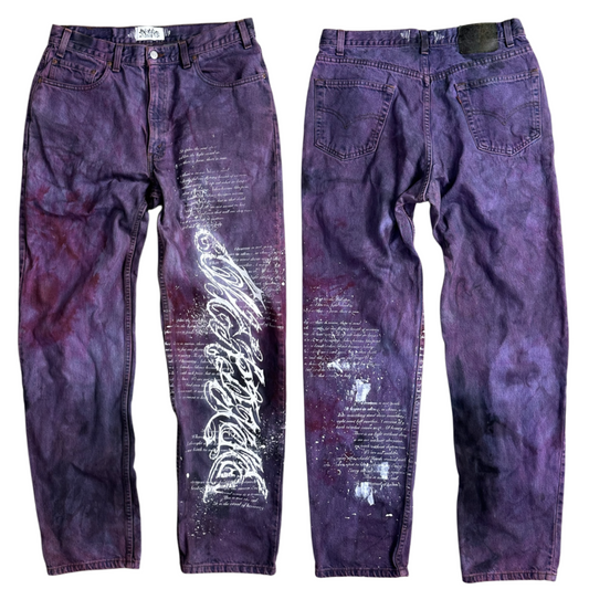 1of1 PURPLE OVERDXSE / LEVIS DENIM size W36/L34