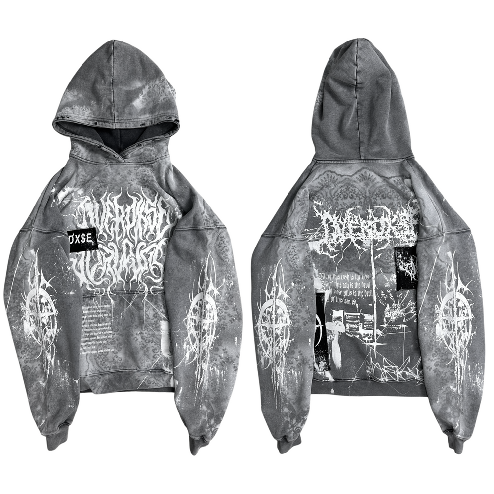 1of1 Stone washed OVERDXSE HOODIE size M
