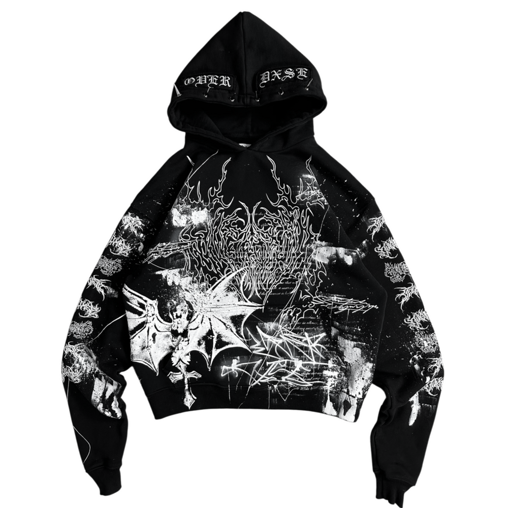 1of1 spiked OVERDXSE HOODIE size S