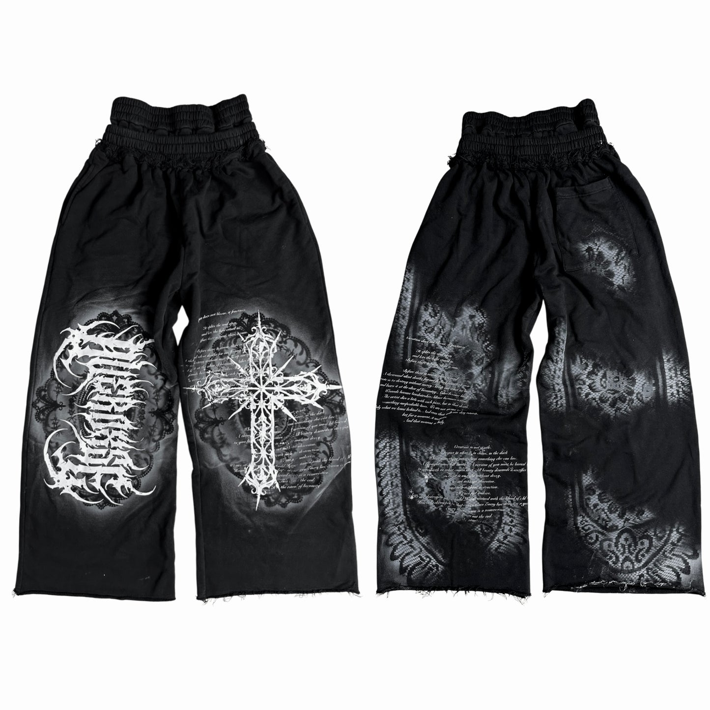 1of1 double waist OVERDXSE SWEATPANTS size M