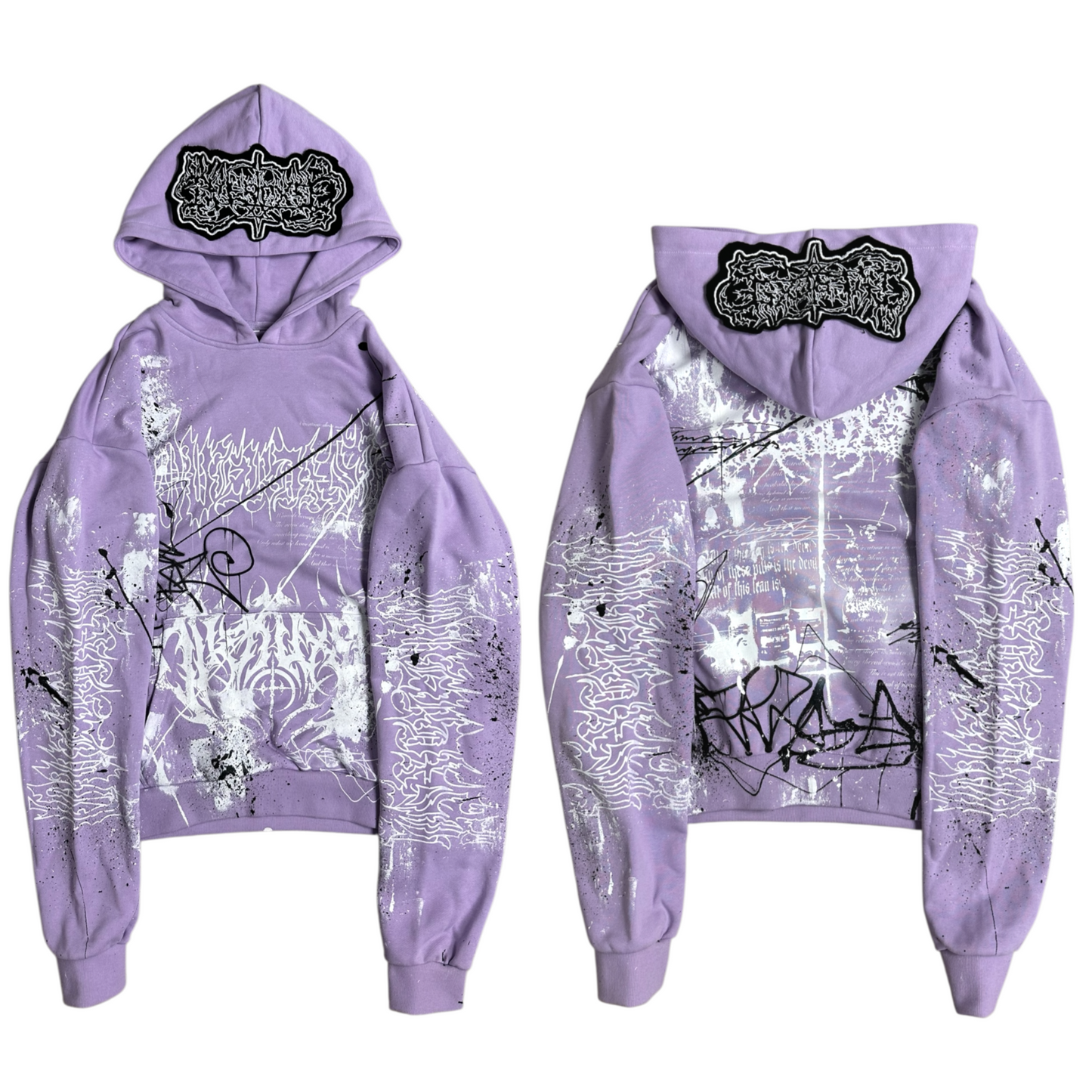 1of1 OVERDXSE „broken halo“ HOODIE size L