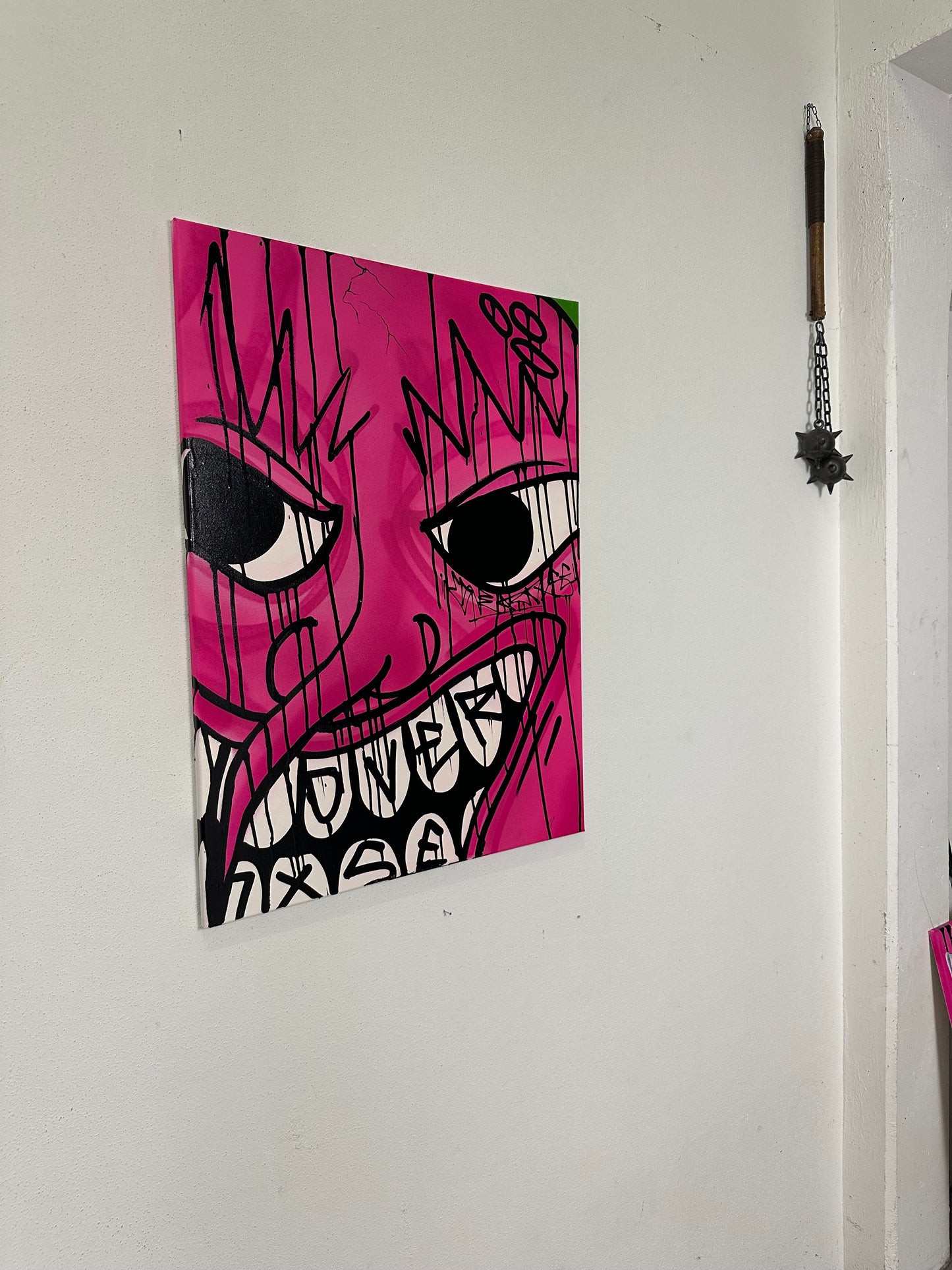 1of1 „FACE YOUR FEAR“ original canvas 60x80cm