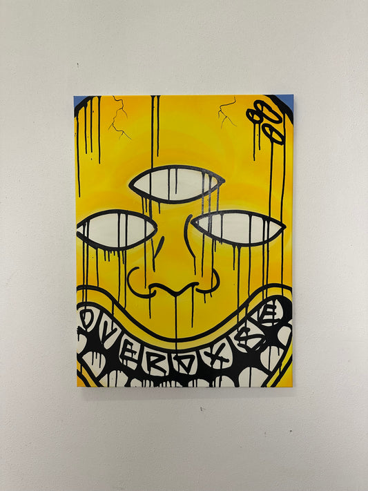 1of1 „FACE YOUR FEAR“ original canvas 60x80cm