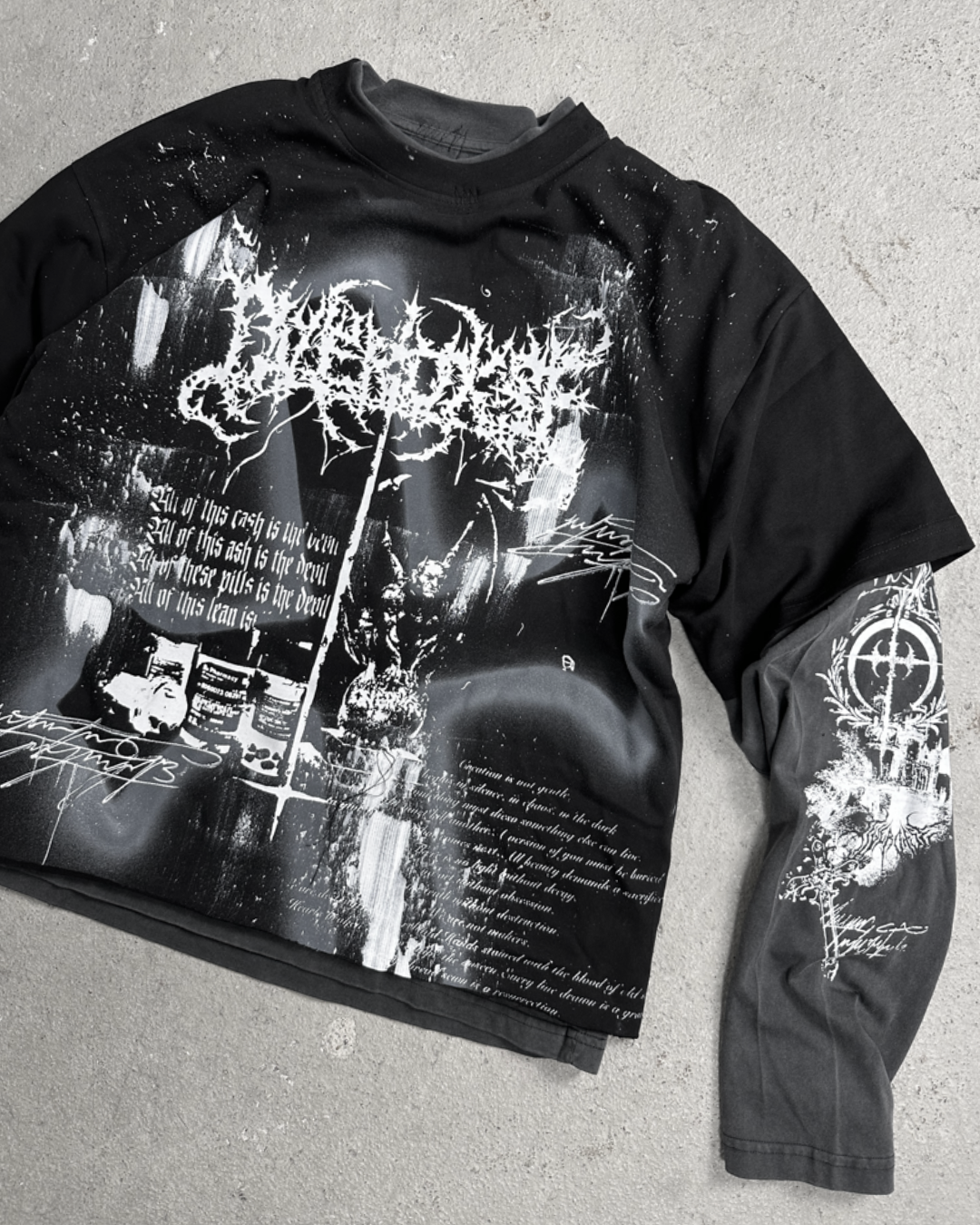 1of1 double layer OVERDXSE LONGSLEEVE size S