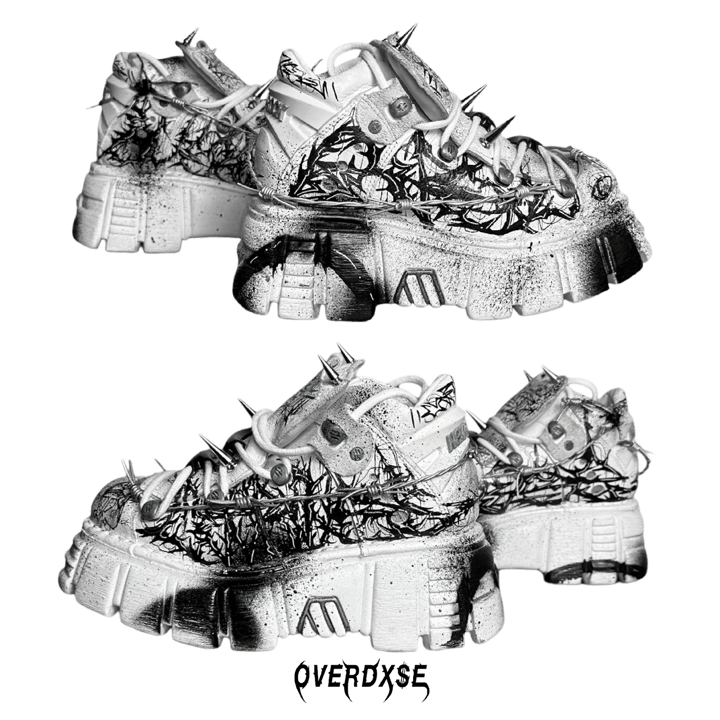 1of1 OVERDXSE / NEW ROCK SPIKE STOMPERS EU38