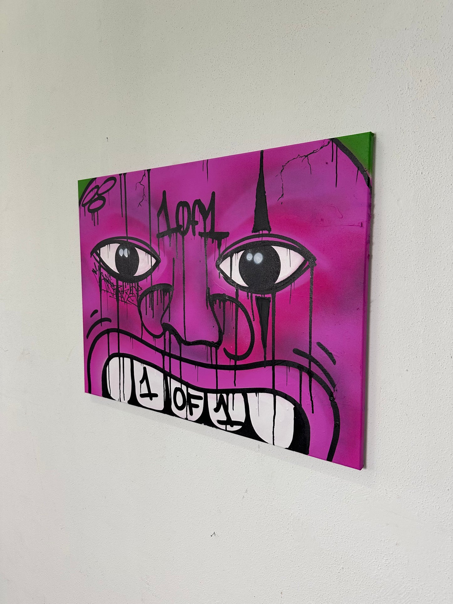 1of1 „FACE YOUR FEAR“ original canvas 60x80cm