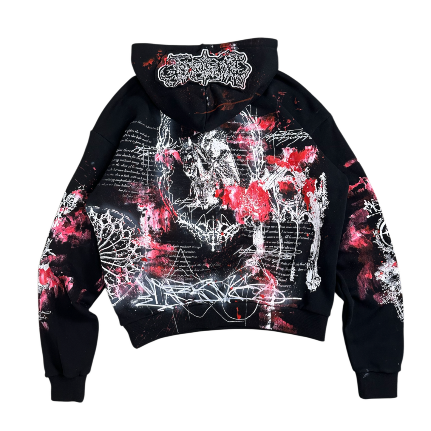 1of1 BLOODY OVERDXSE HOODIE size L