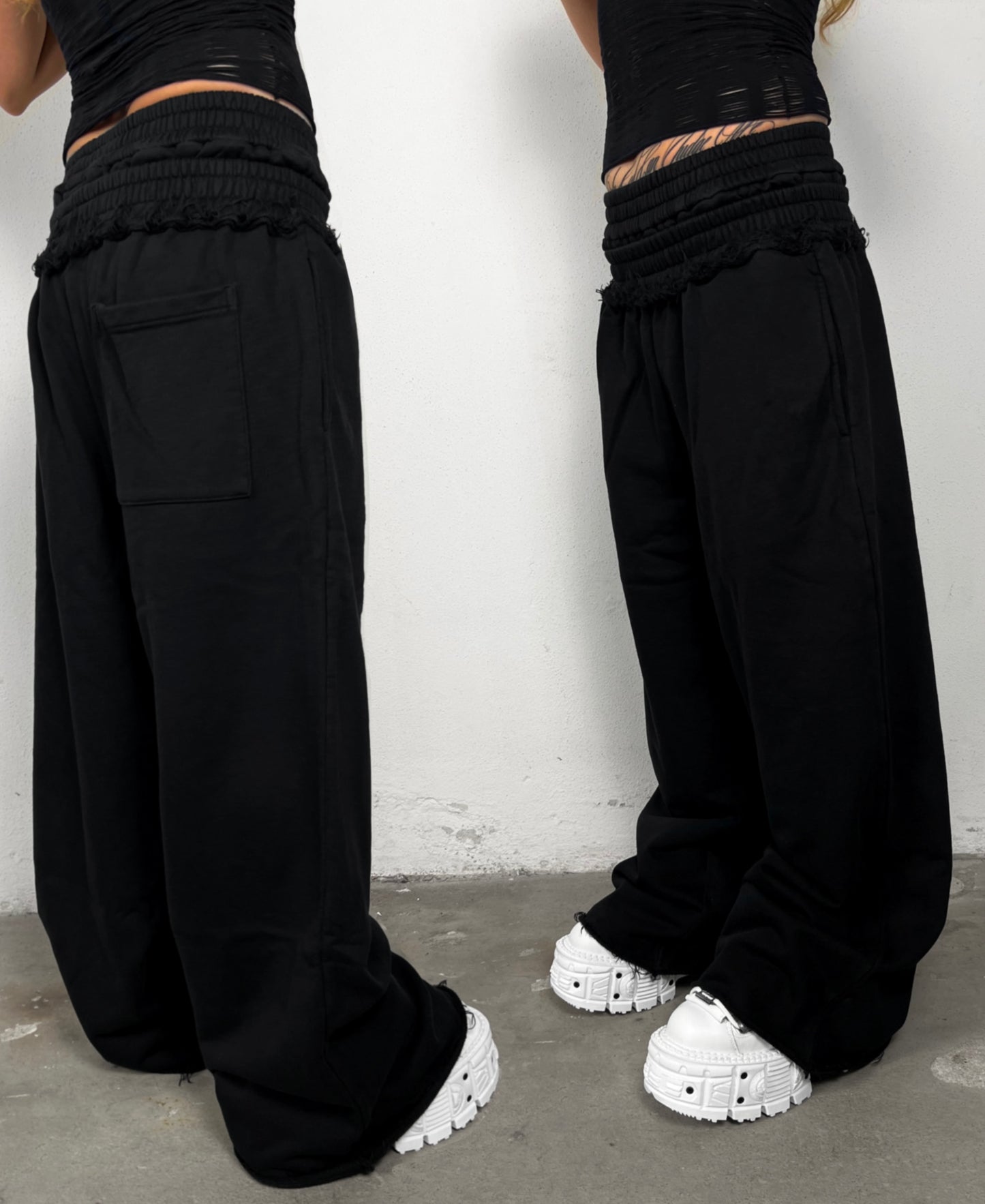 double waist OVERDXSE BASIC SWEATPANTS all sizes