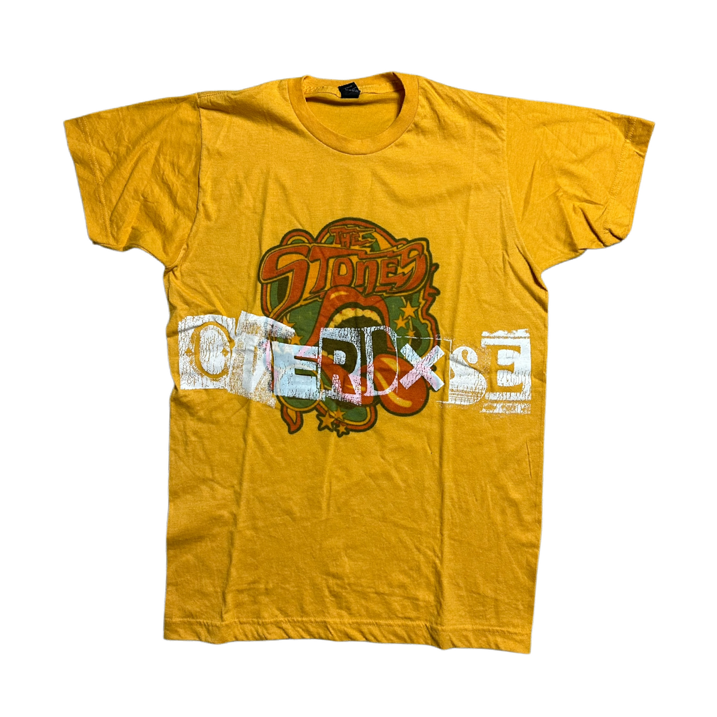 1of1 upcycled OVERDXSE / ROLLING STONES SHIRT size S