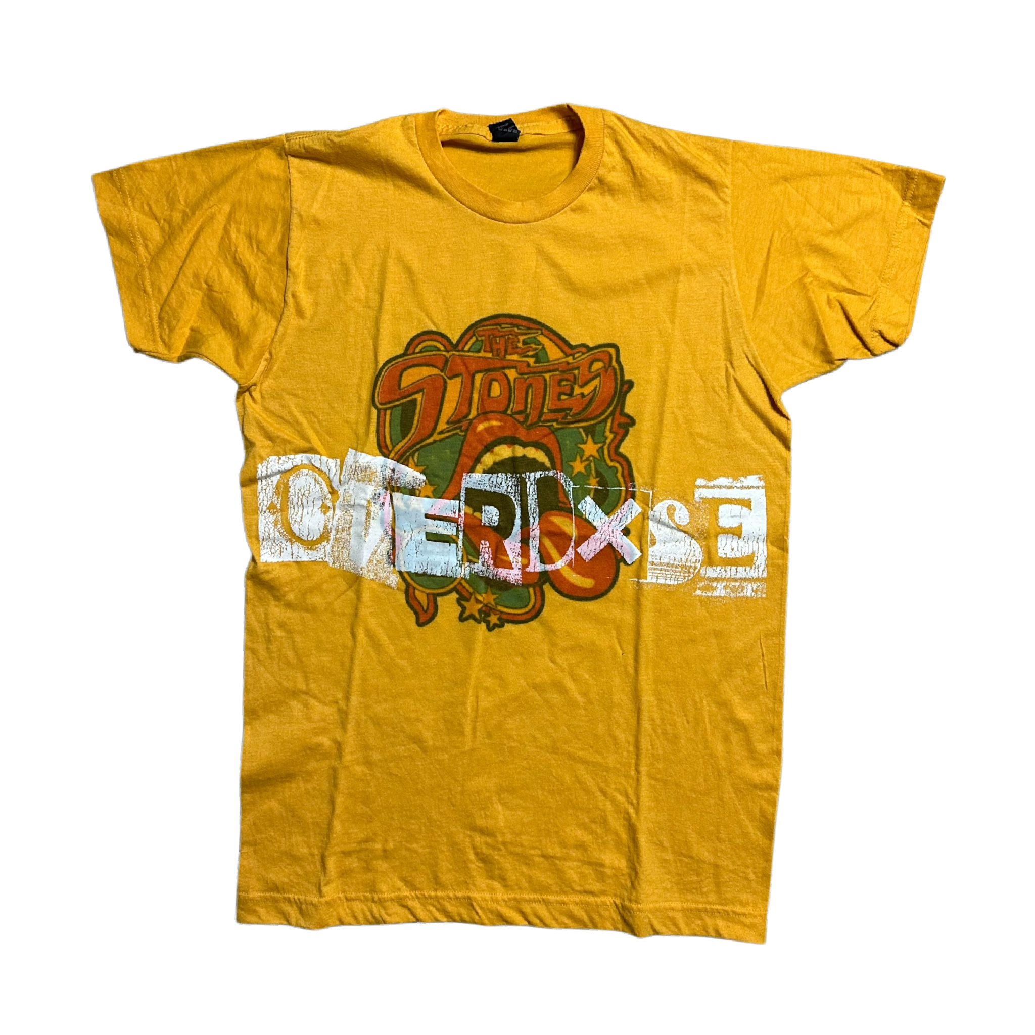 1of1 upcycled OVERDXSE / ROLLING STONES SHIRT size S