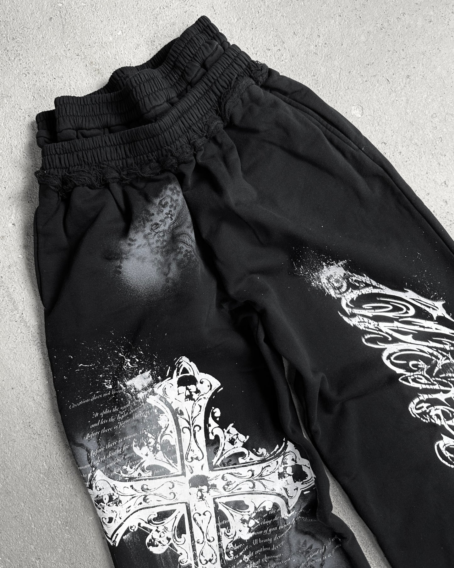 1of1 double waist OVERDXSE SWEATPANTS size L