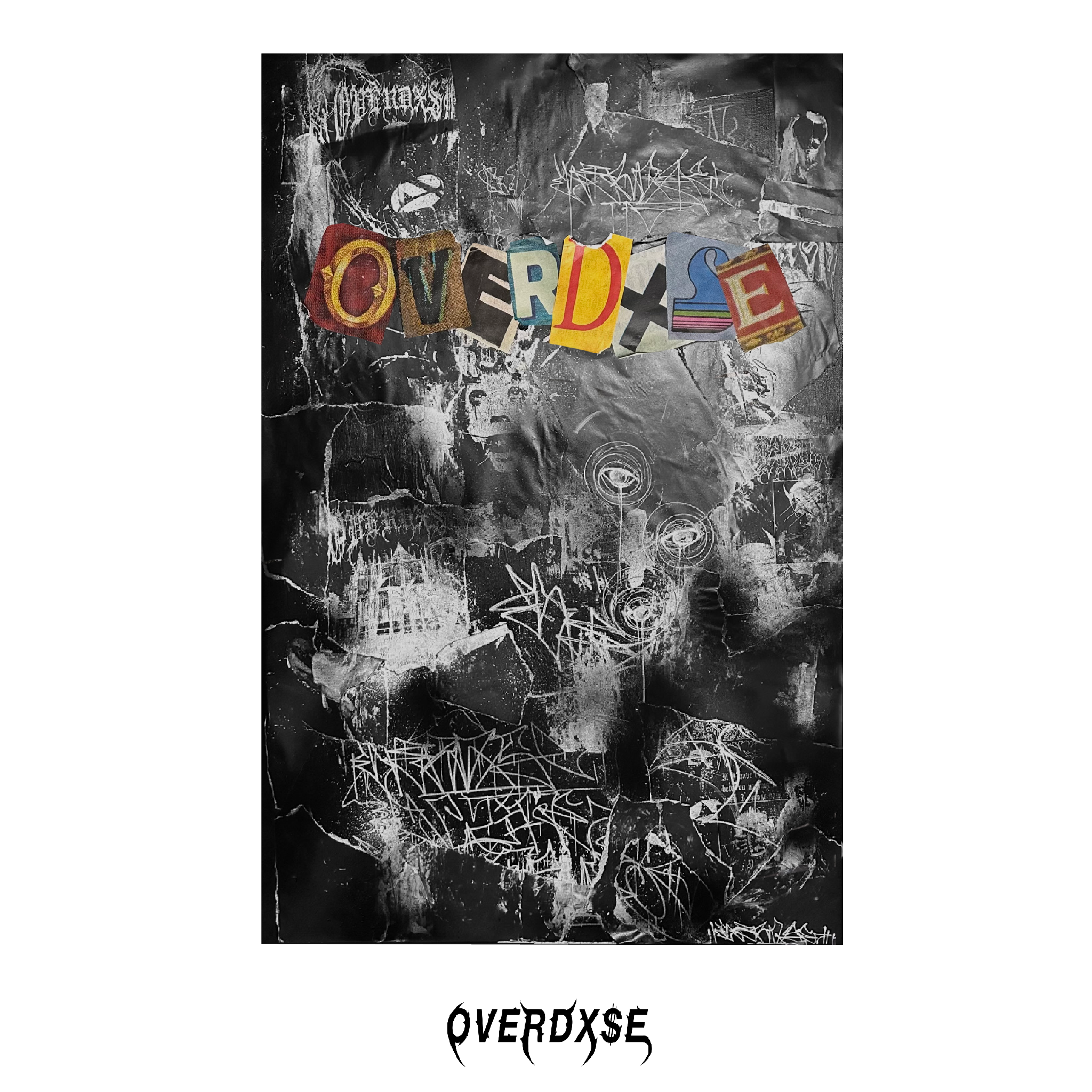 OVERDXSE COLLAGE CANVAS 75x115cm