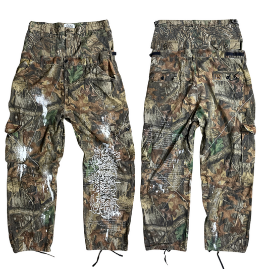 1of1 double waist OVERDXSE REAL TREE PANTS size: 127cm x 40-45cm