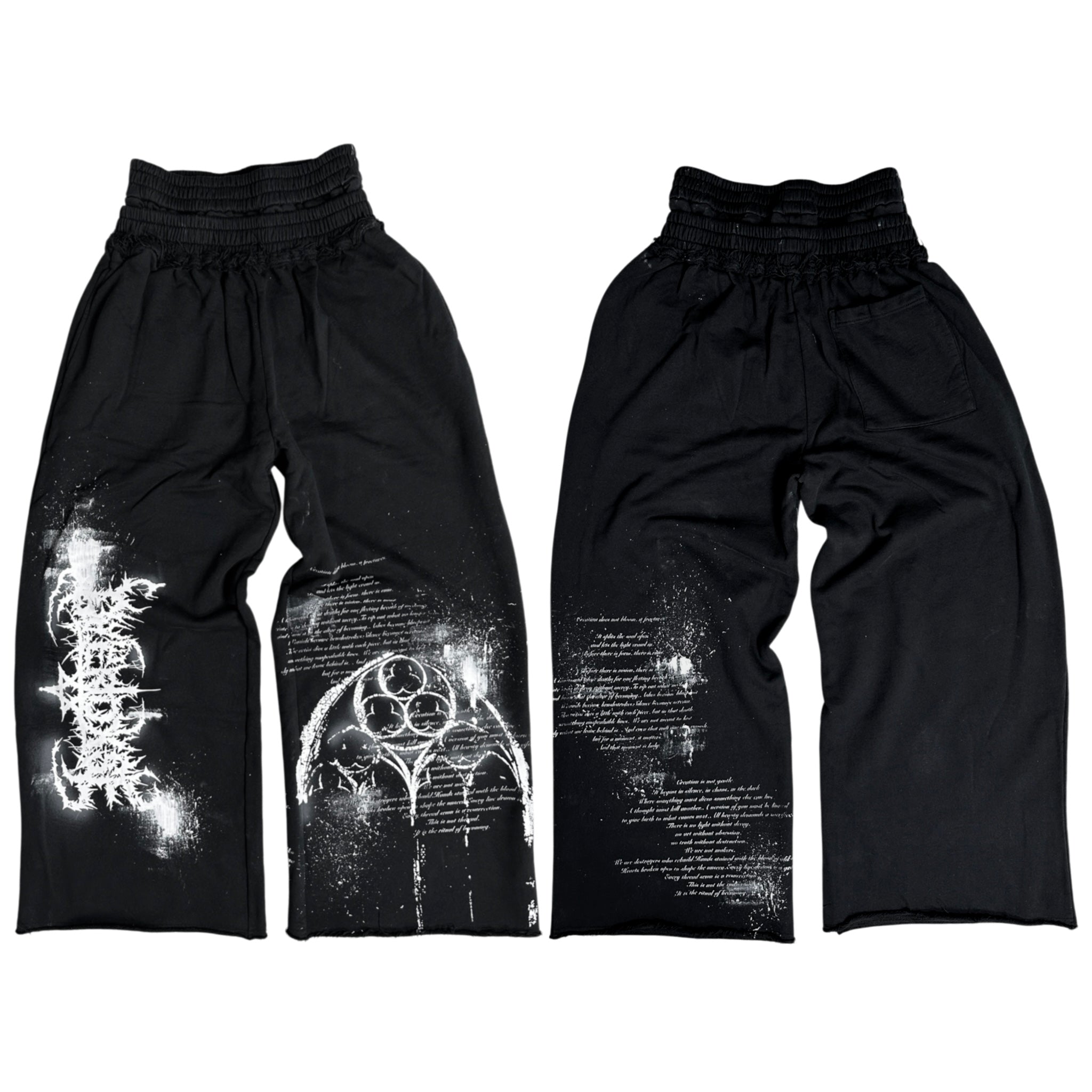 1of1 double waist OVERDXSE SWEATPANTS size L