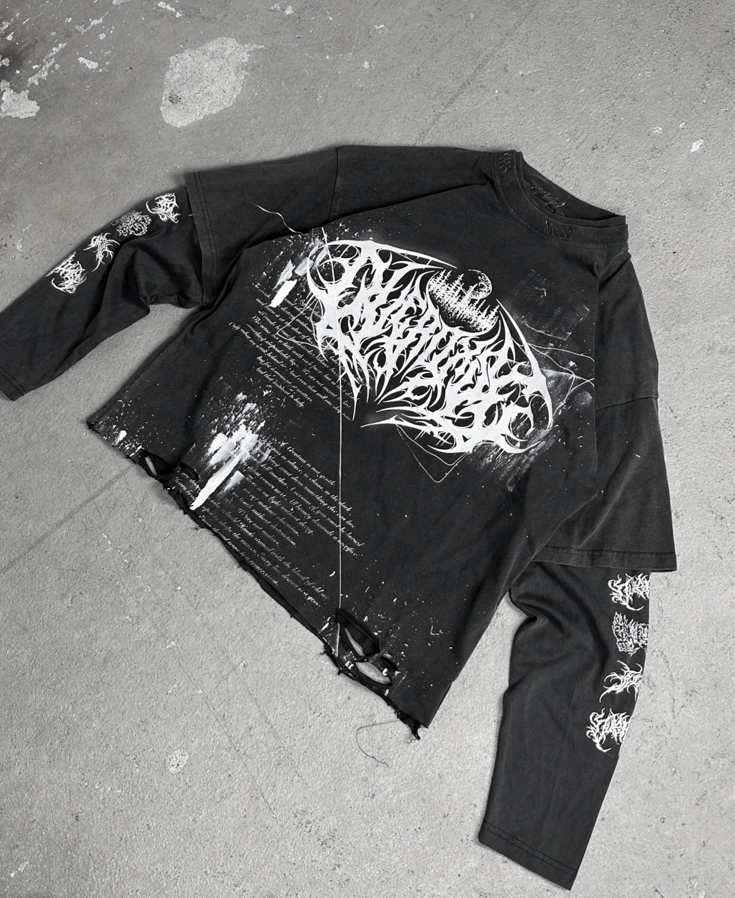 1of1 double layer OVERDXSE LONGSLEEVE size S