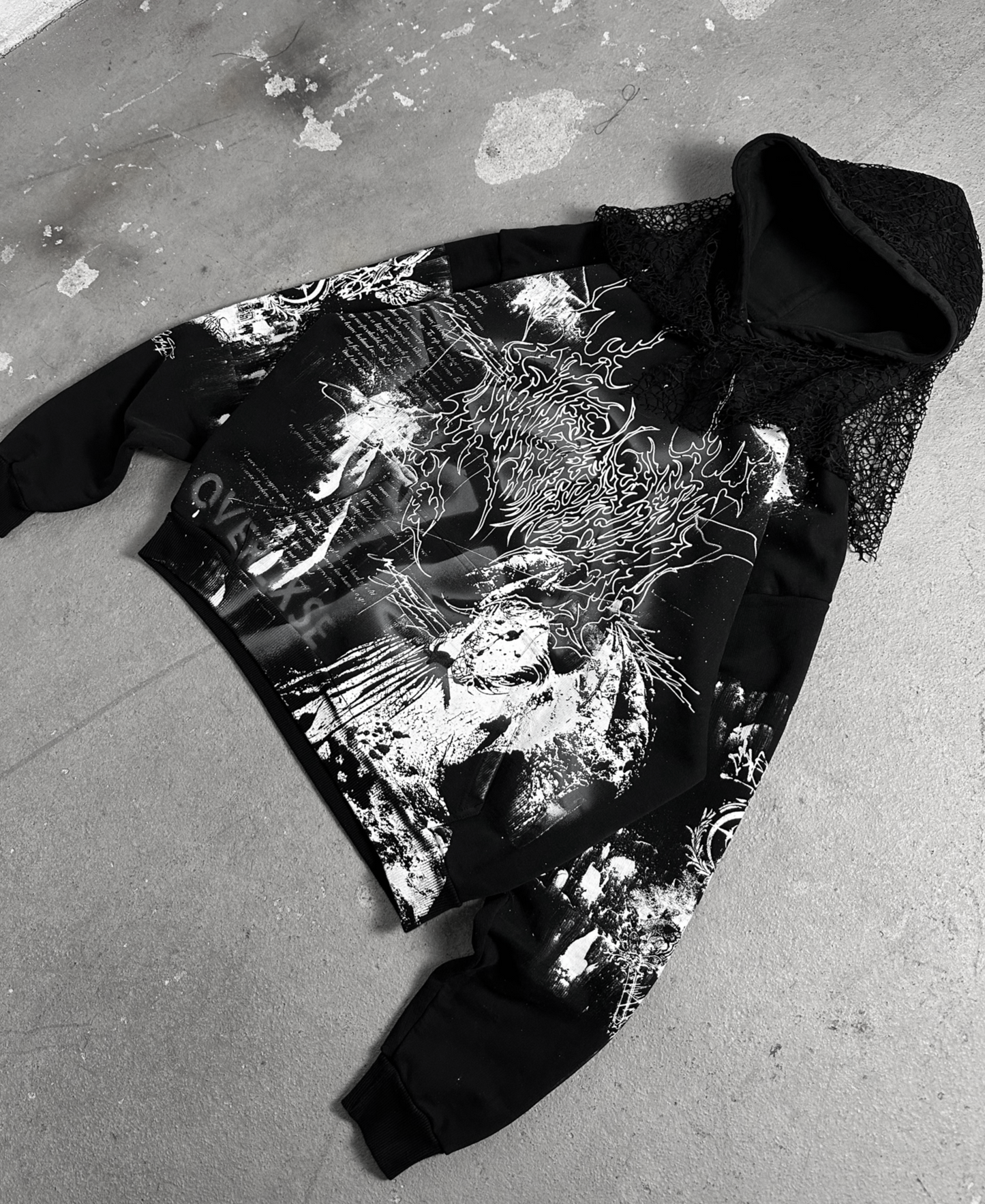 1of1 OVERDXSE HOLLOW HOODIE size XXL