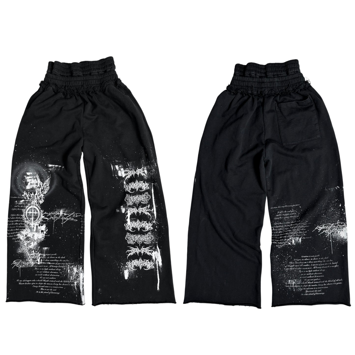 1of1 double waist OVERDXSE SWEATPANTS size S