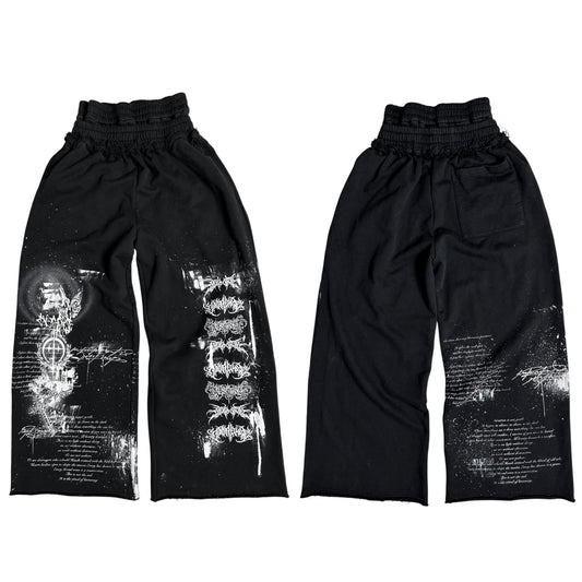 1of1 double waist OVERDXSE SWEATPANTS size S