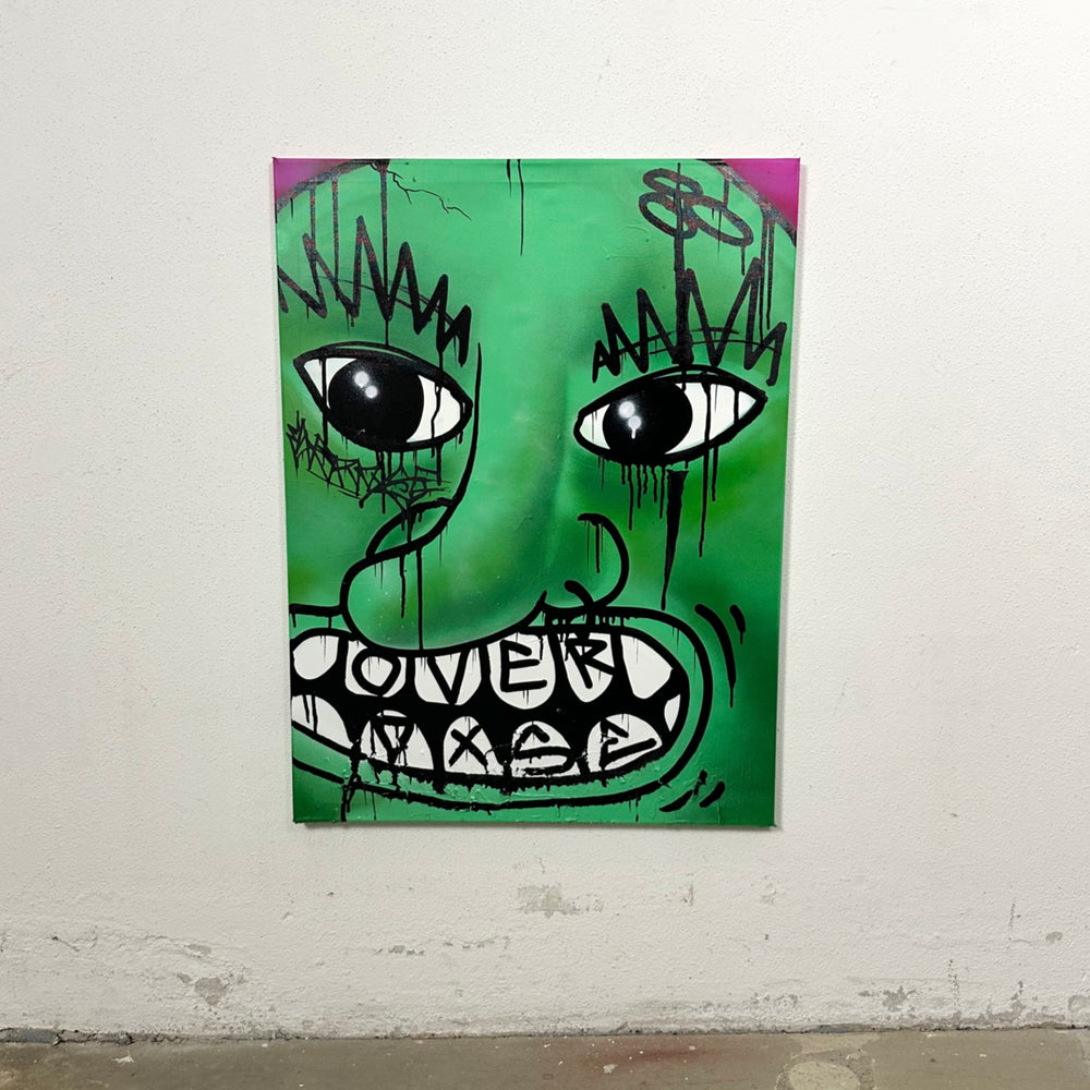 1of1 „FACE YOUR FEAR“ original canvas 60x80cm