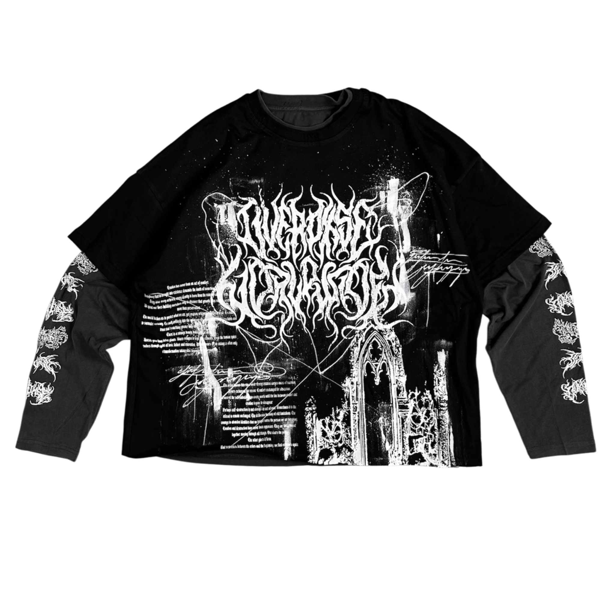 1of1 double layer OVERDXSE LONGSLEEVE size XL