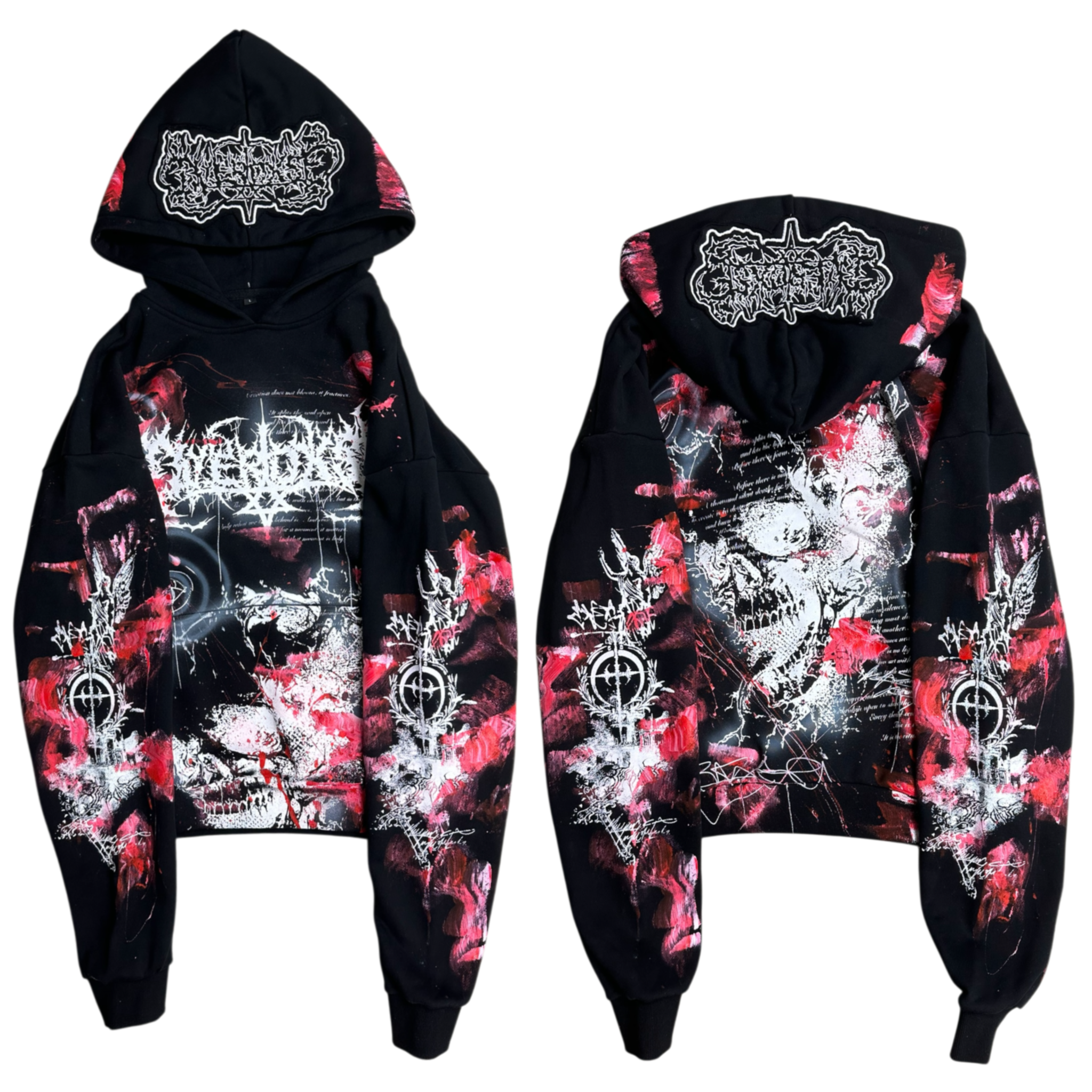 1of1 BLOODY OVERDXSE HOODIE size L
