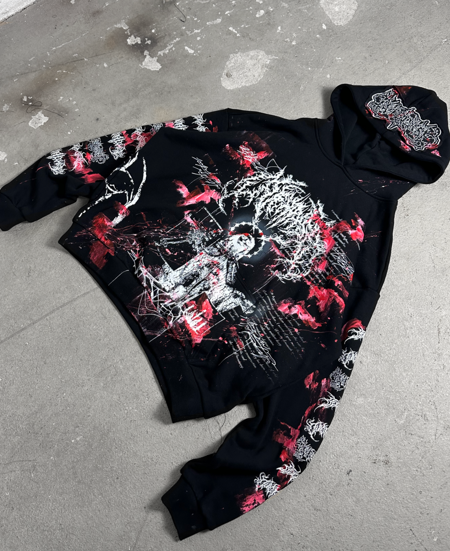 1of1 BLOODY OVERDXSE HOODIE size XXL