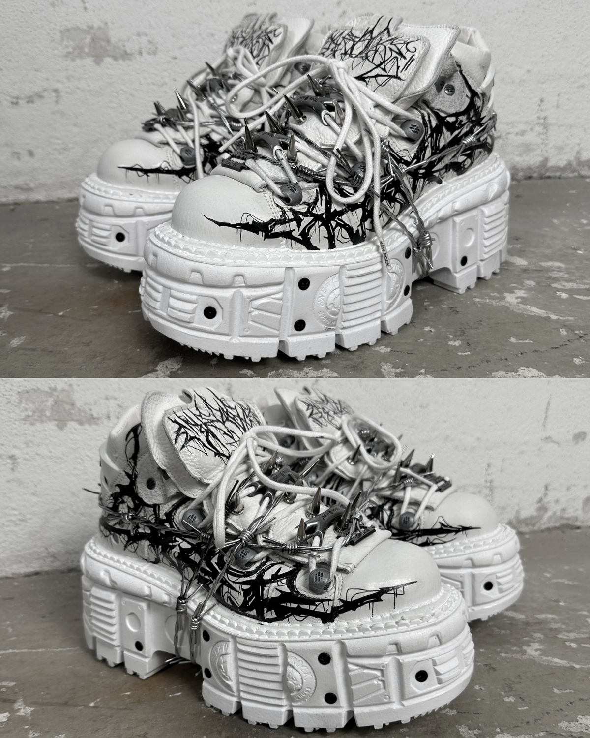 1of1 OVERDXSE / NEW ROCK SPIKE STOMPERS size EU42