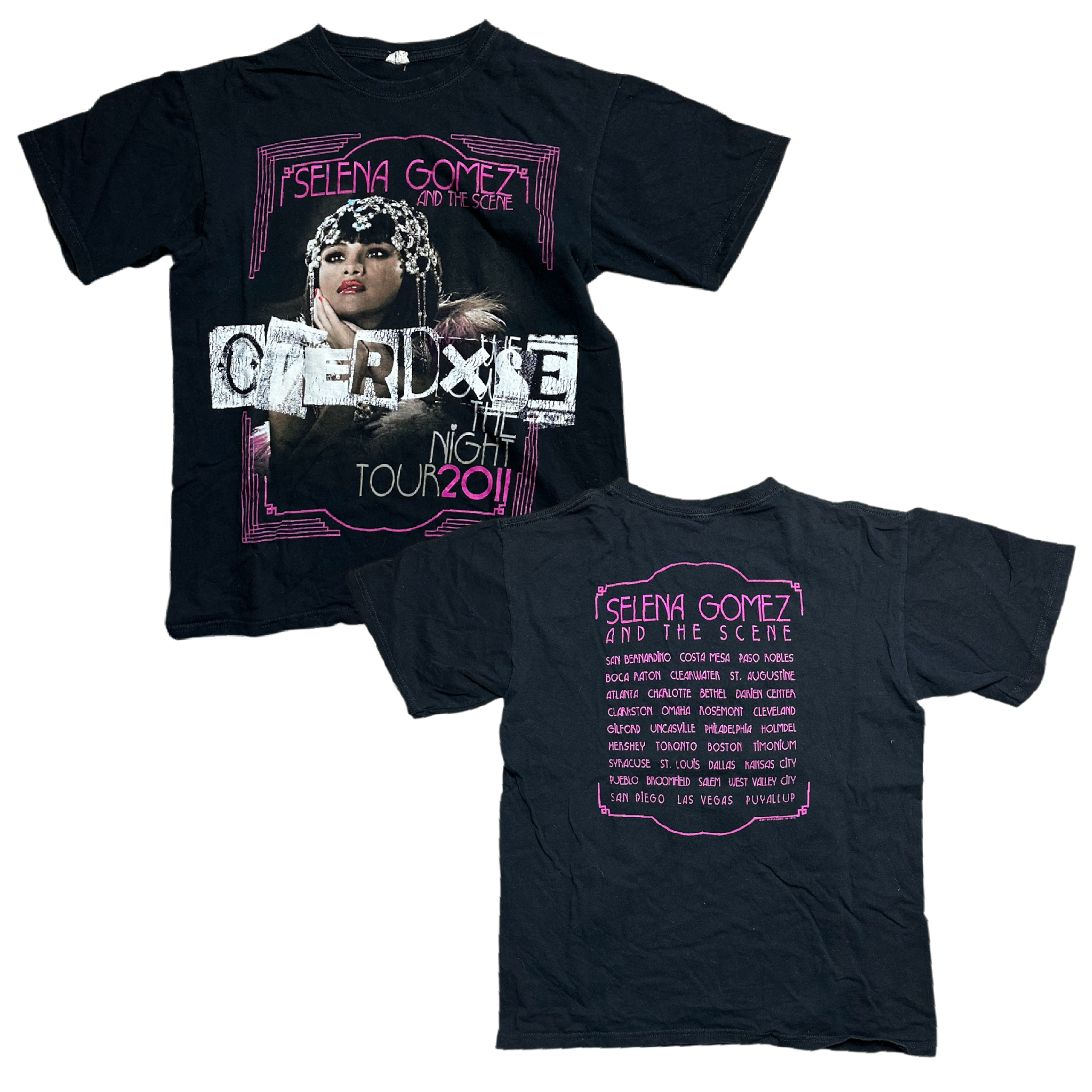 1of1 upcylced OVERDXSE / SELENA GOMEZ SHIRT size M