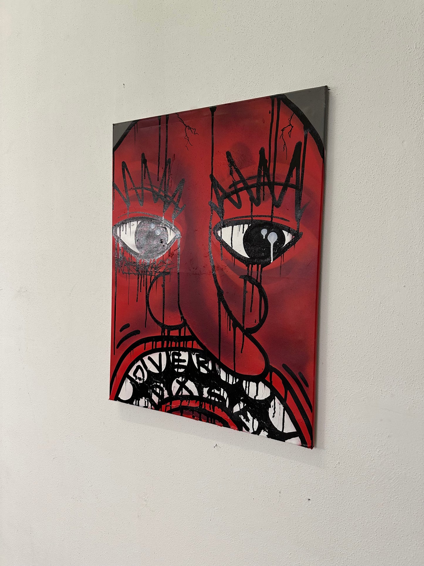 1of1 „FACE YOUR FEAR“ original canvas 60x80cm