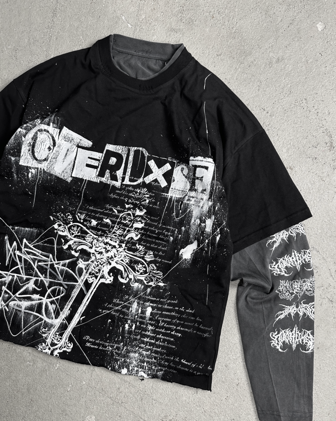 1of1 double layer OVERDXSE LONGSLEEVE size M