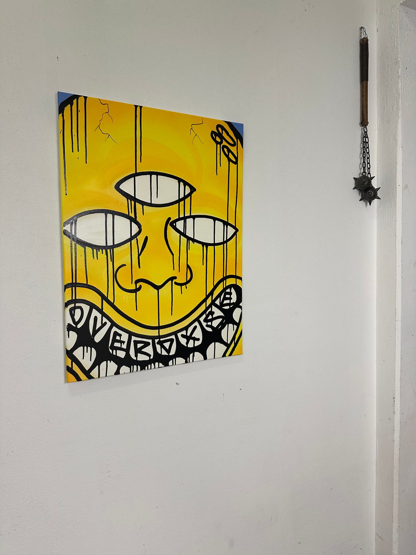 1of1 „FACE YOUR FEAR“ original canvas 60x80cm