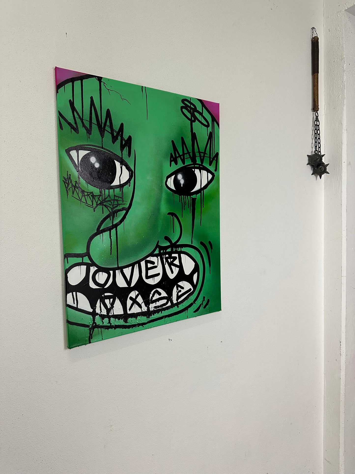 1of1 „FACE YOUR FEAR“ original canvas 60x80cm