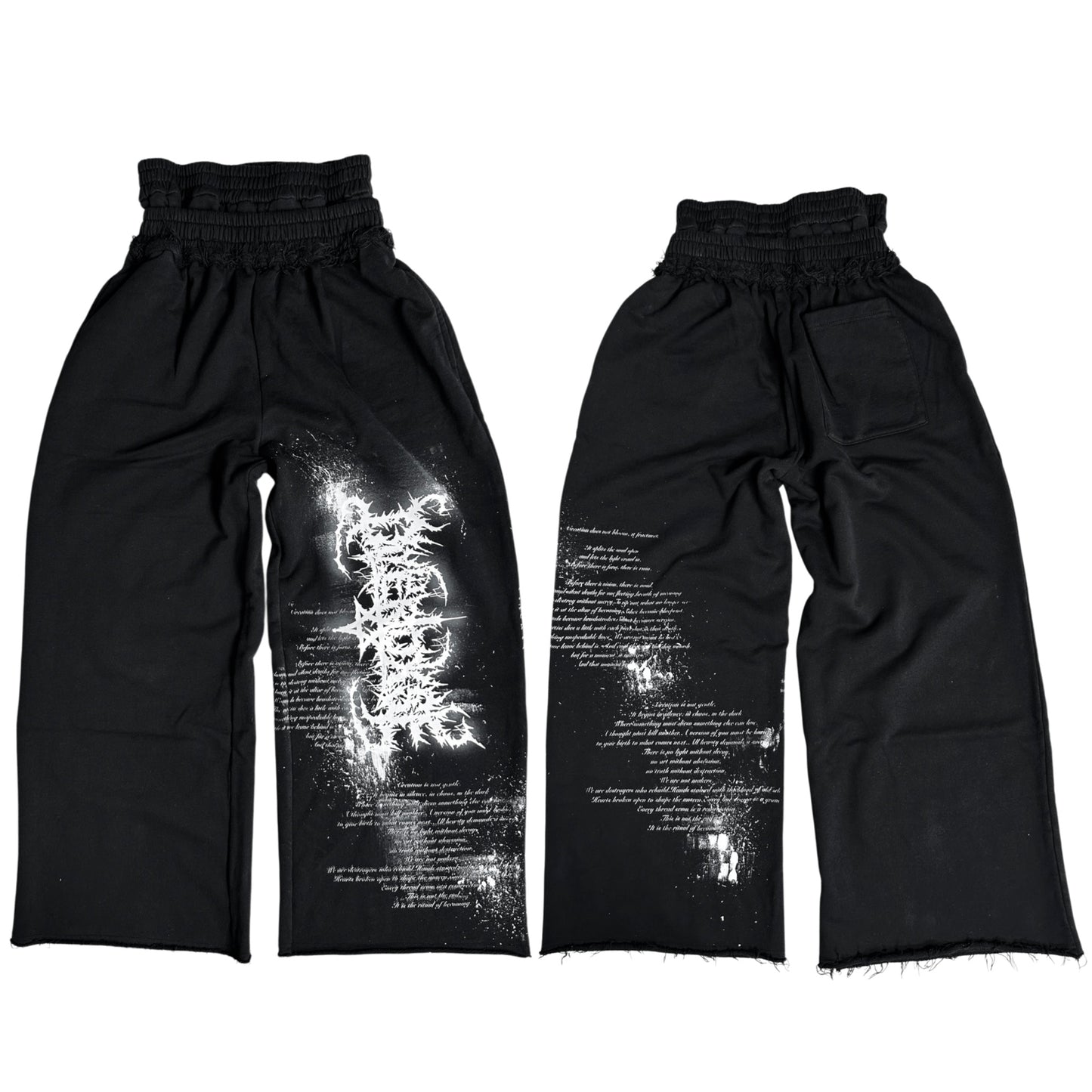 1of1 double waist OVERDXSE SWEATPANTS size S