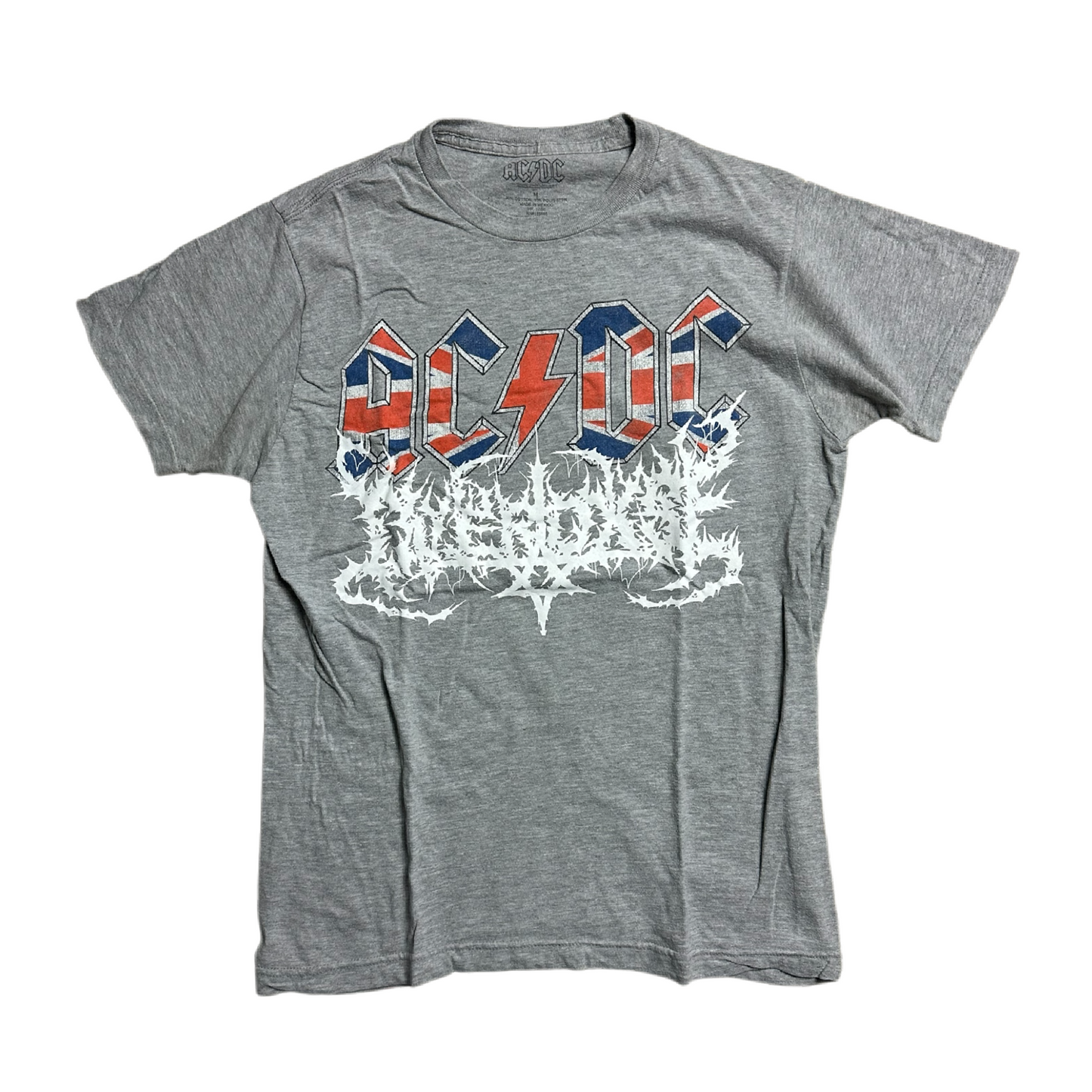 1of1 upcycled OVERDXSE / AC/DC SHIRT size M