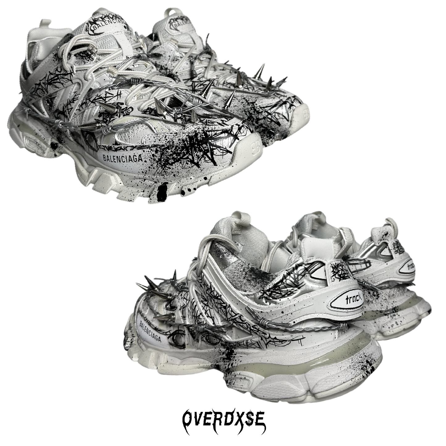 1of1 OVERDXSE / BALENCIAGA “APOCALYPTIC” TRACK RUNNER EU 44