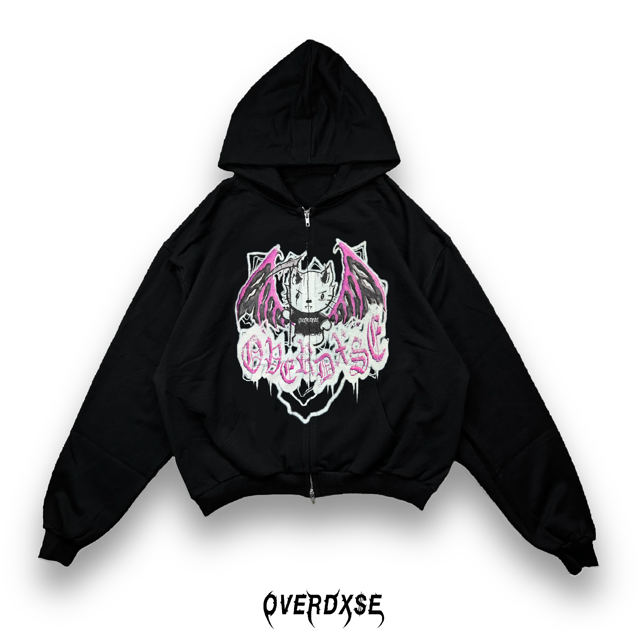 OVERDXSE DEMON KITTY ZIPPER all sizes