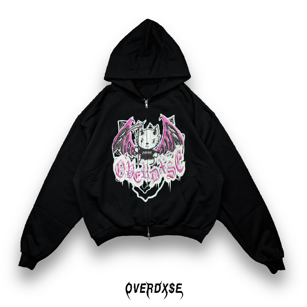 OVERDXSE DEMON KITTY ZIPPER all sizes