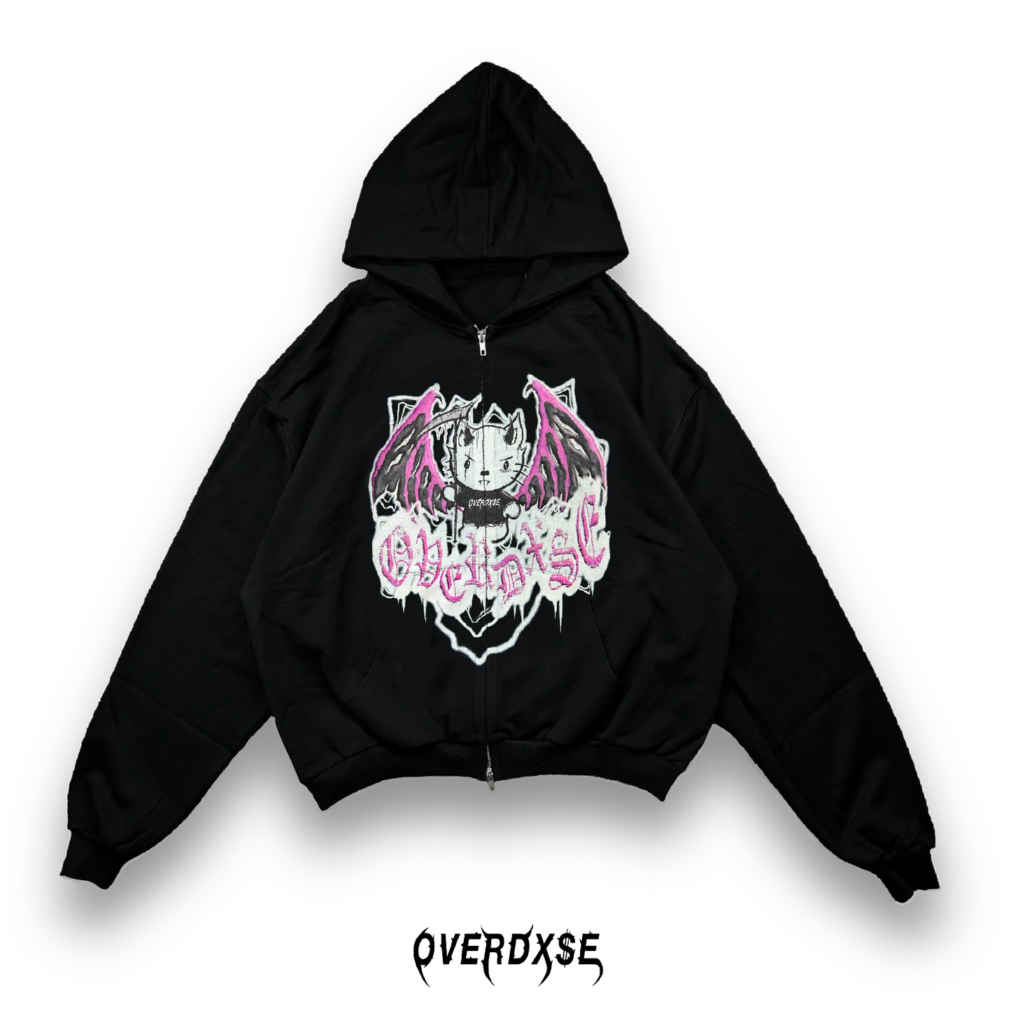 OVERDXSE DEMON KITTY ZIPPER all sizes
