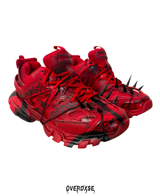 1of1 BLOODY OVERDXSE / BALENCIAGA SPIKE STOMPERS EU43