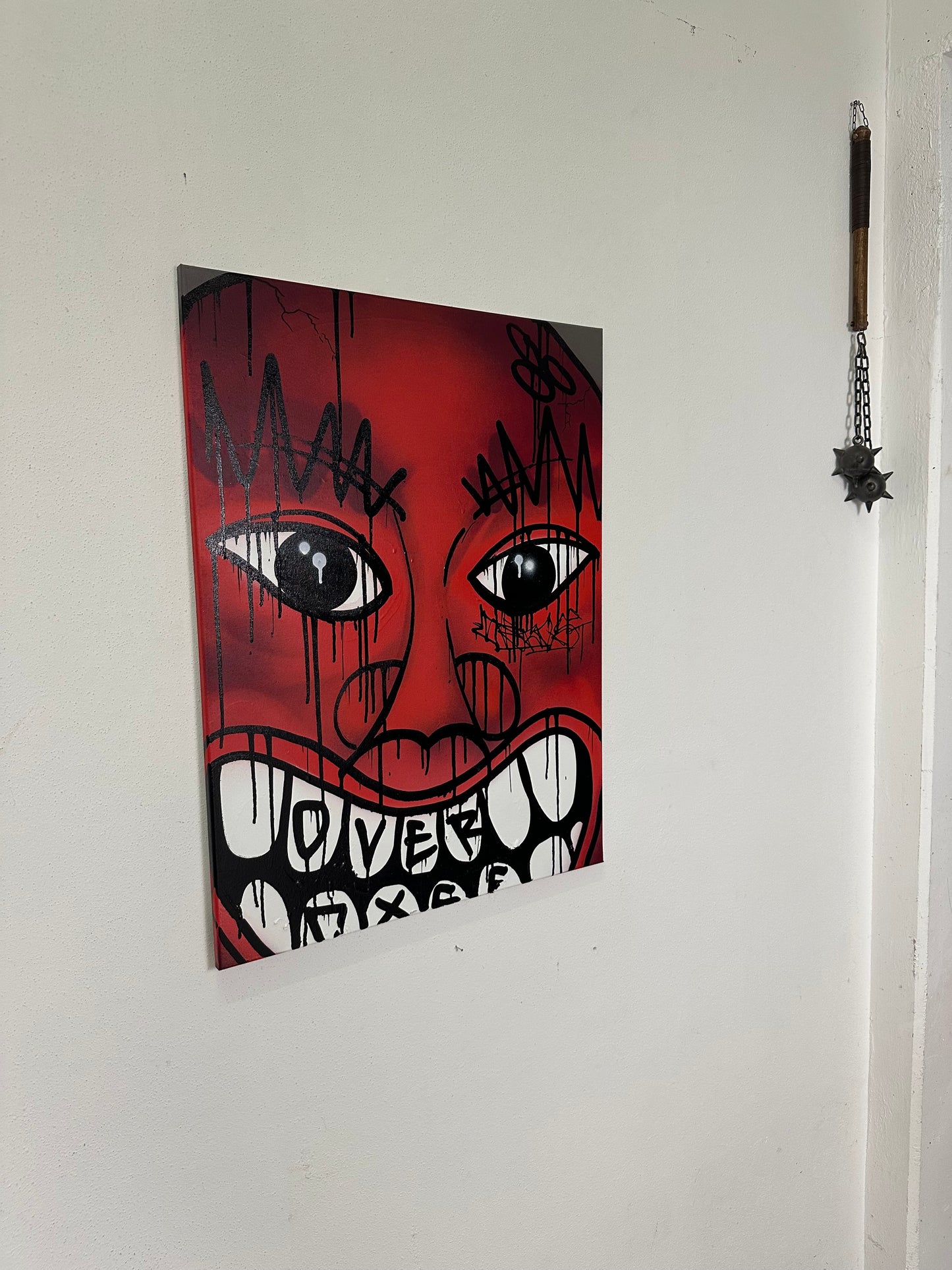1of1 „FACE YOUR FEAR“ original canvas 60x80cm