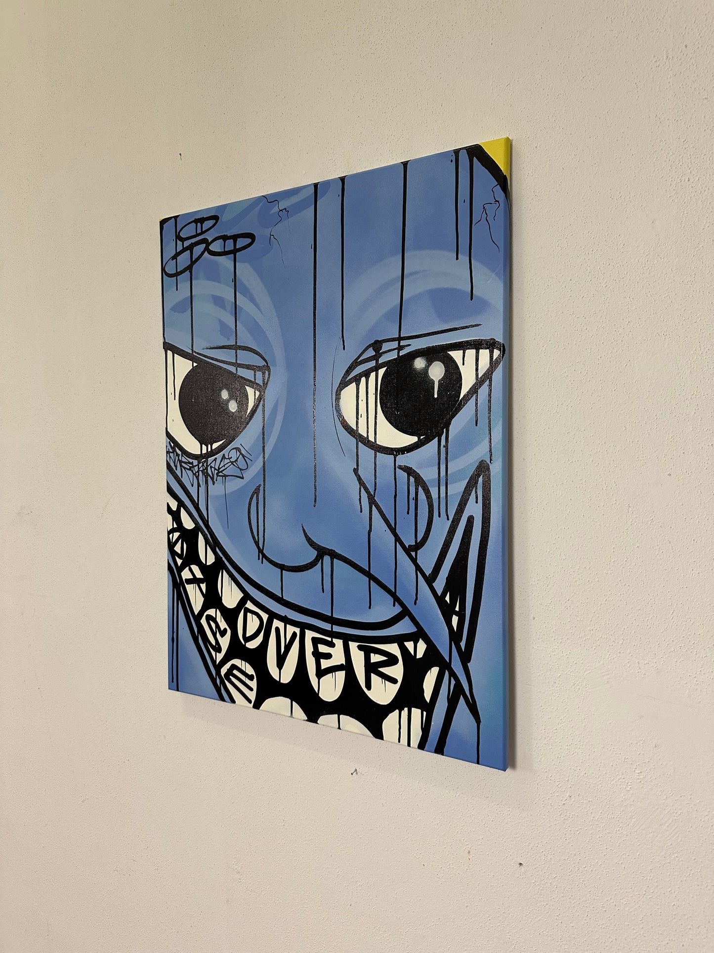 1of1 „FACE YOUR FEAR“ original canvas 60x80cm