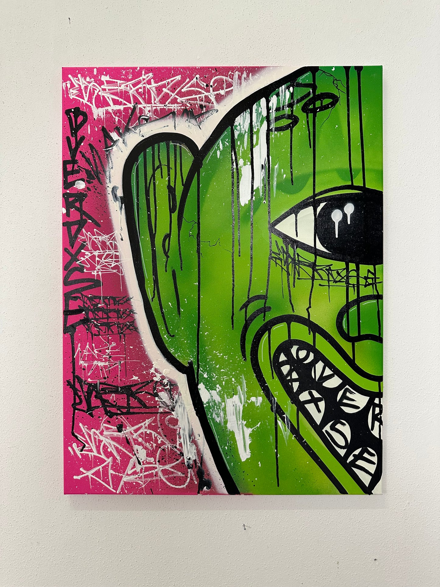 1of1 „FACE YOUR FEAR“ original canvas 60x80cm