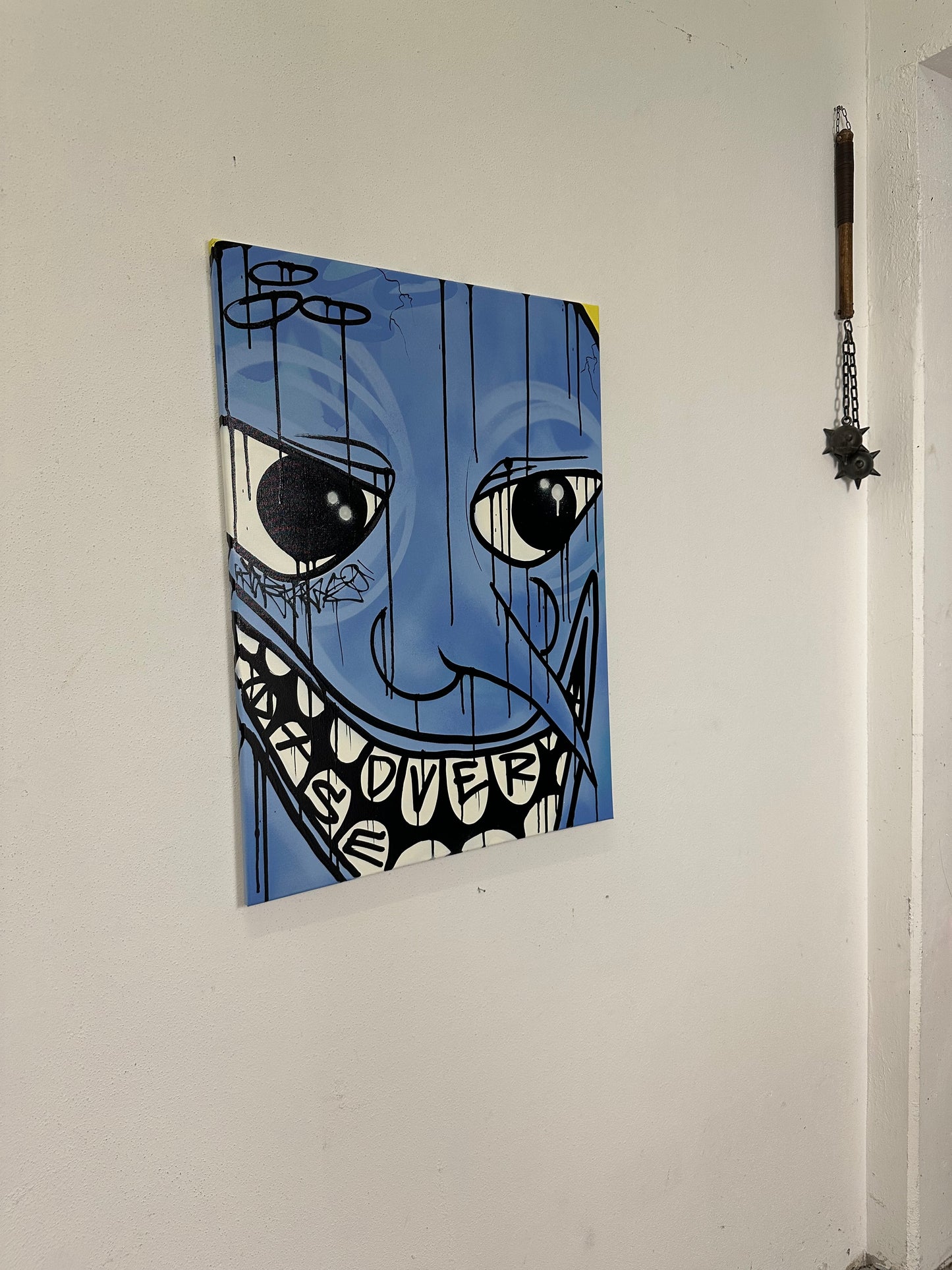 1of1 „FACE YOUR FEAR“ original canvas 60x80cm