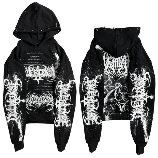 1of1 spiked OVERDXSE HOODIE size S