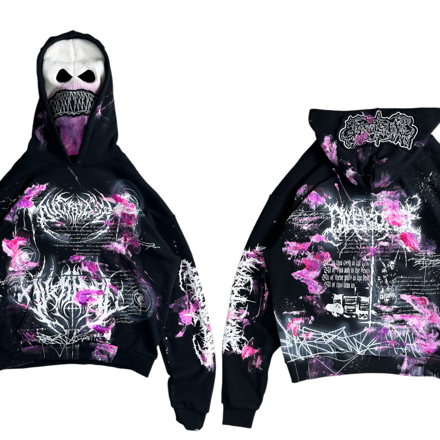 1of1 OVERDXSE HOLLOW MASK HOODIE size XL