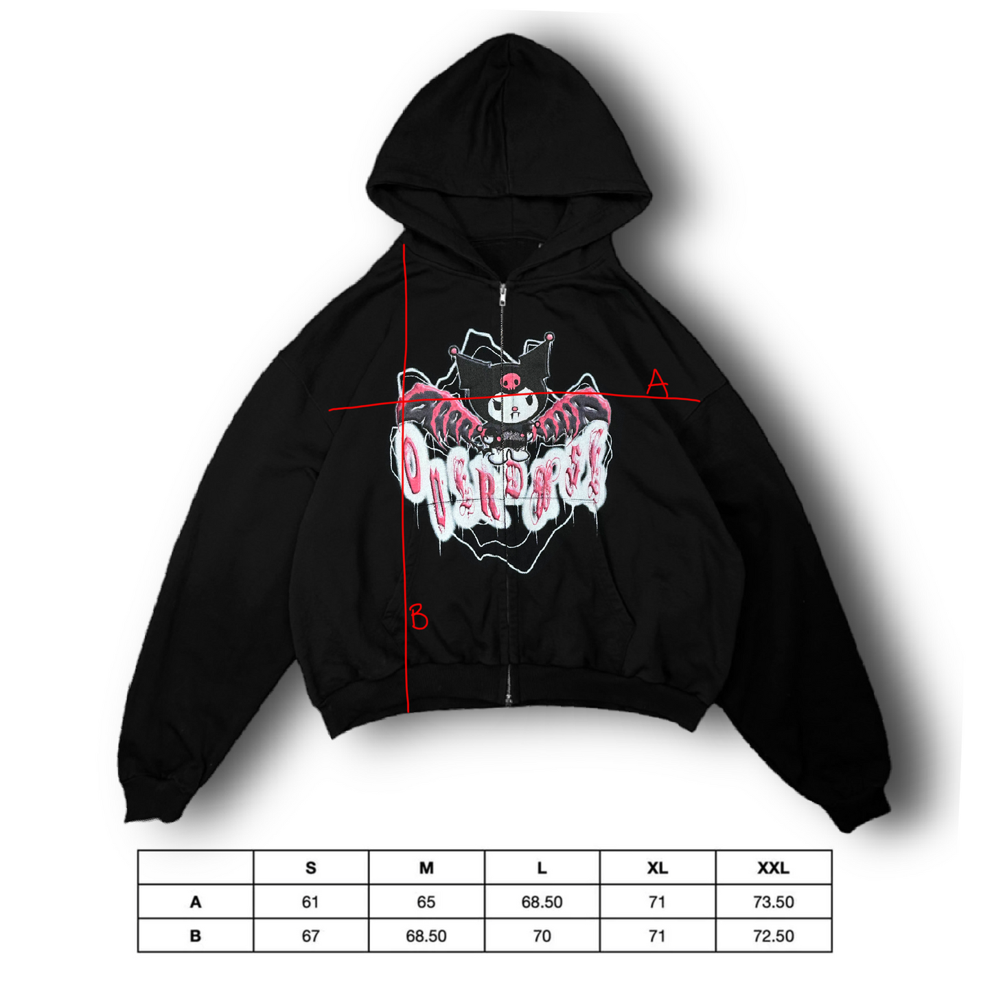 OVERDXSE KURXMI ZIPPER all sizes