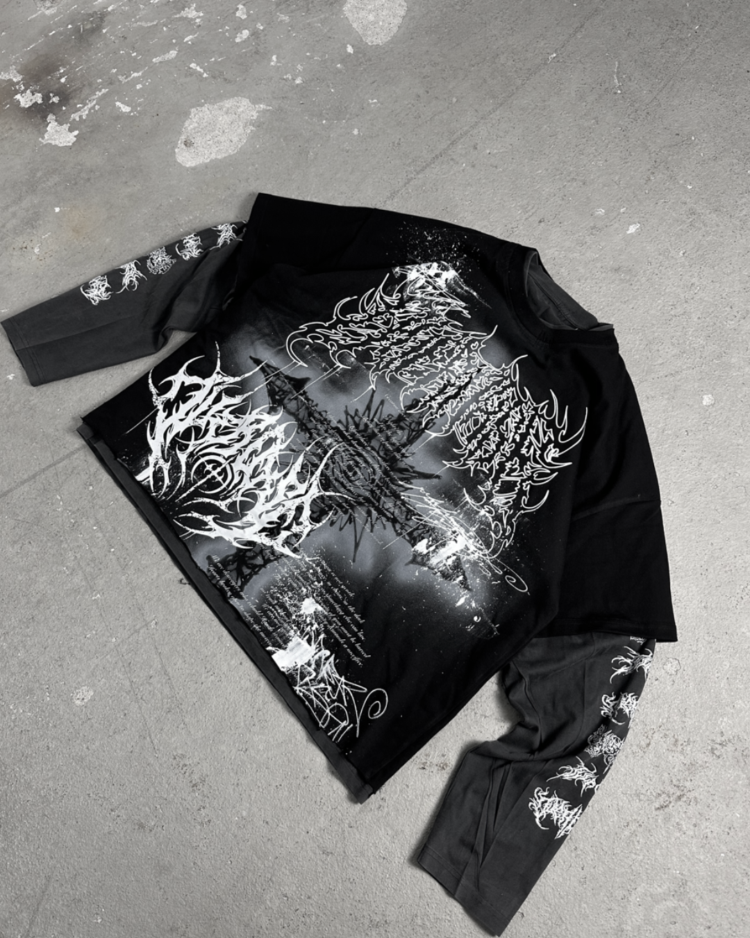 1of1 double layer OVERDXSE LONGSLEEVE size XXL