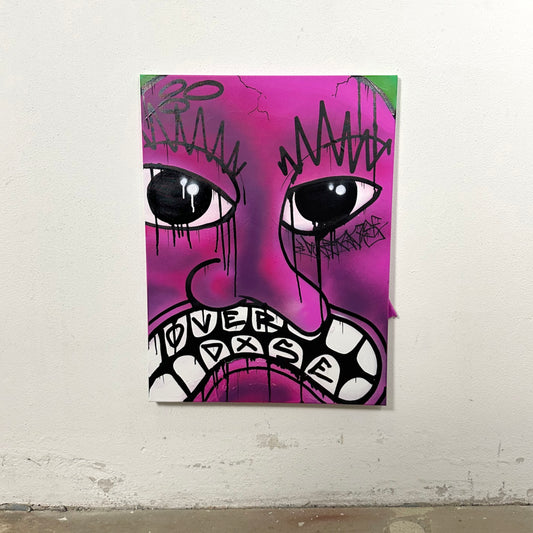 1of1 „FACE YOUR FEAR“ original canvas 60x80cm