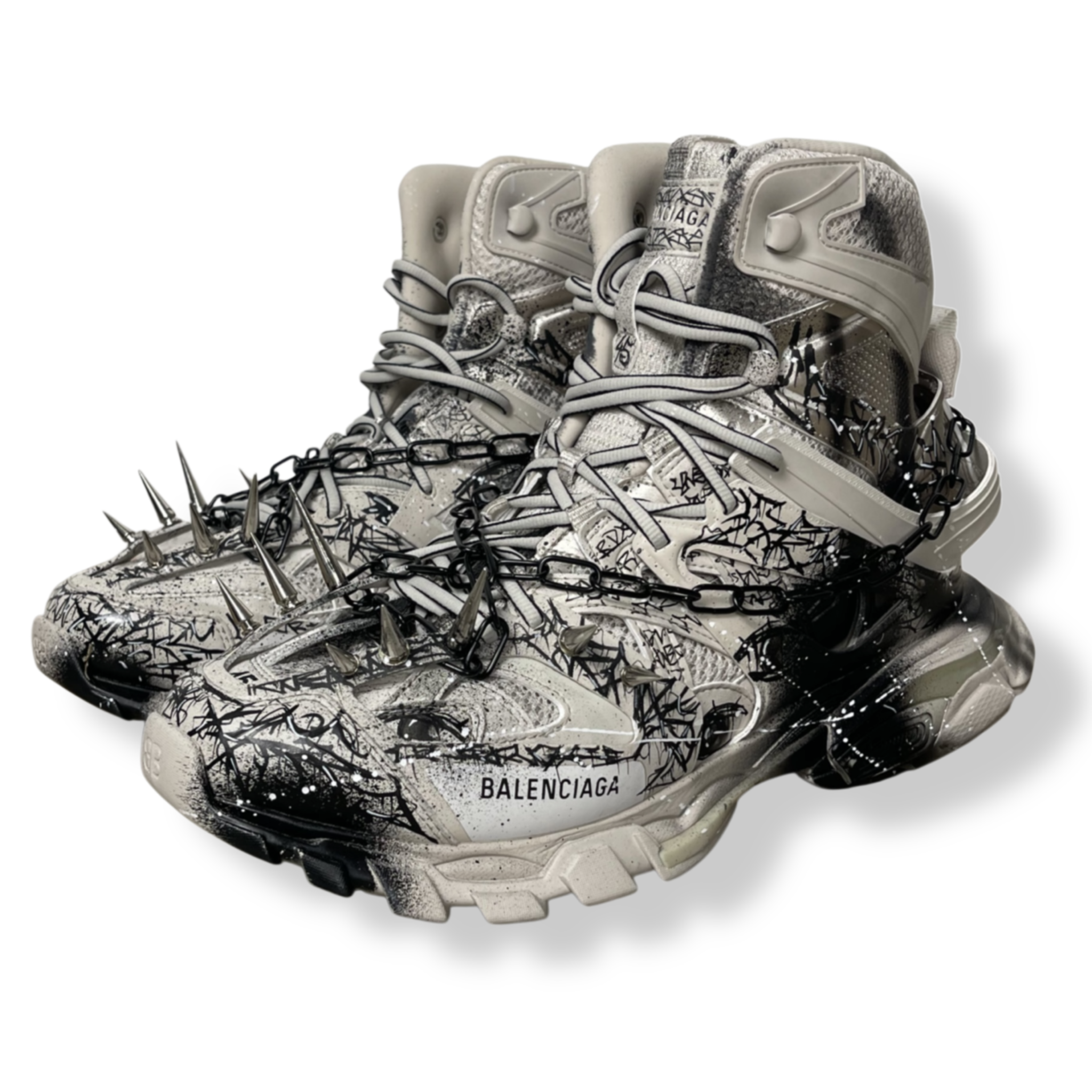 1of1 OVERDXSE / BALENCIAGA „HELLBOUND“ RUNNER EU45